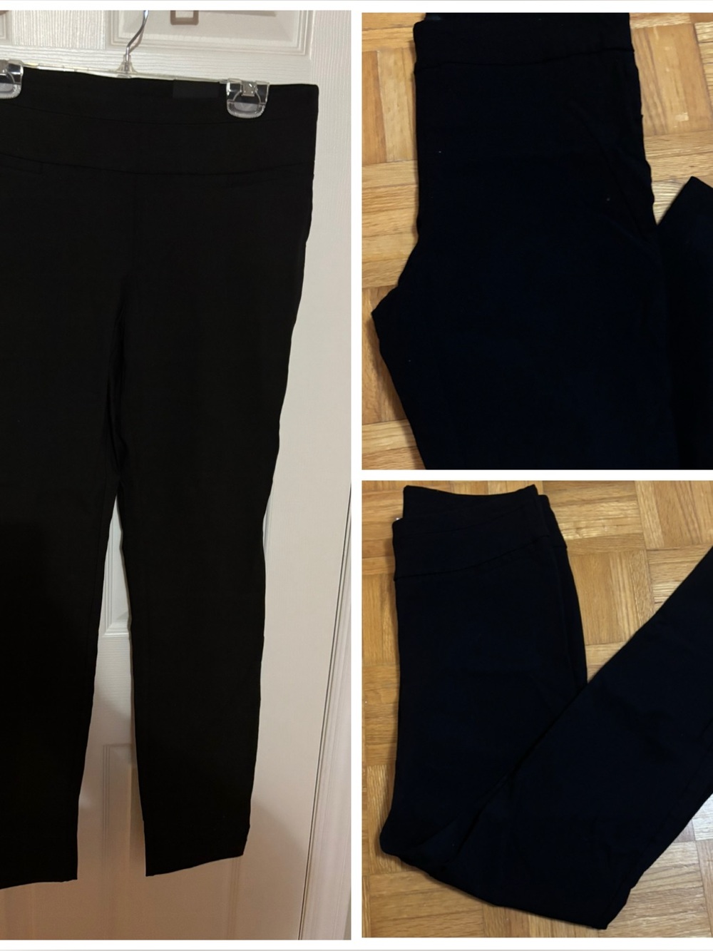 3 pairs - Ricki's Microtwill Super Slim Leg Slim Leg Pants in Black Size Large N